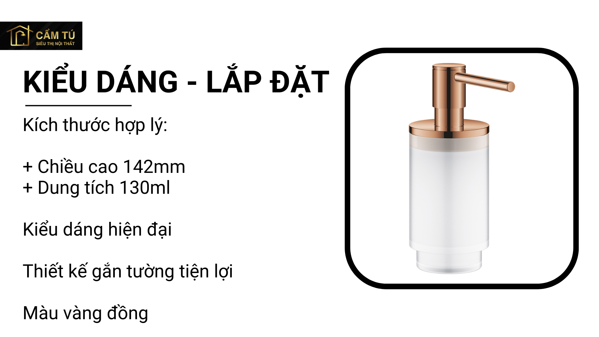 Bình đựng xà phòng Grohe 41028DA0