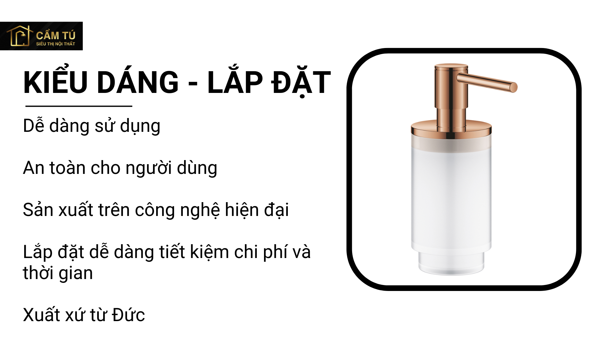 Bình đựng xà phòng Grohe 41028DA0