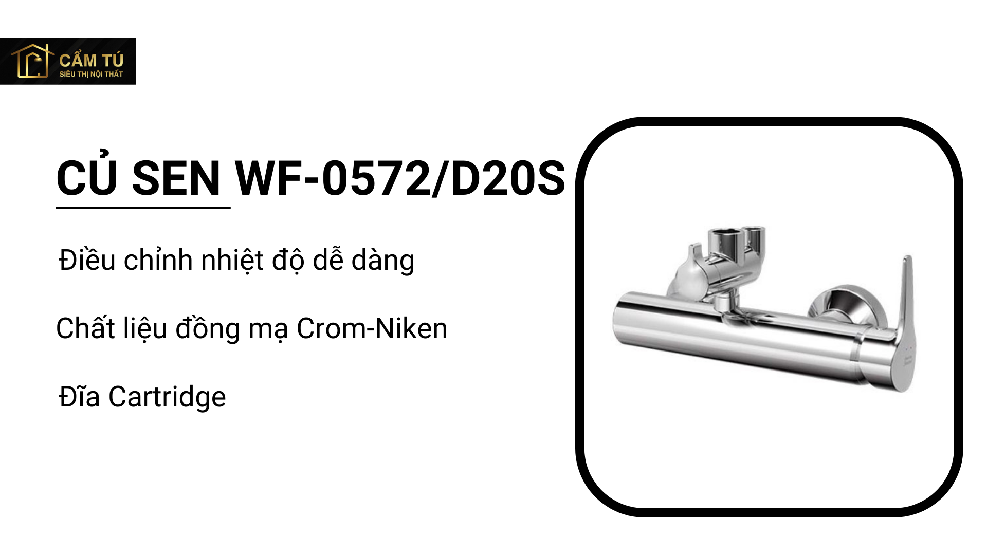 Bộ Cây Sen Phun Mưa American Standard WF-0572/D20S