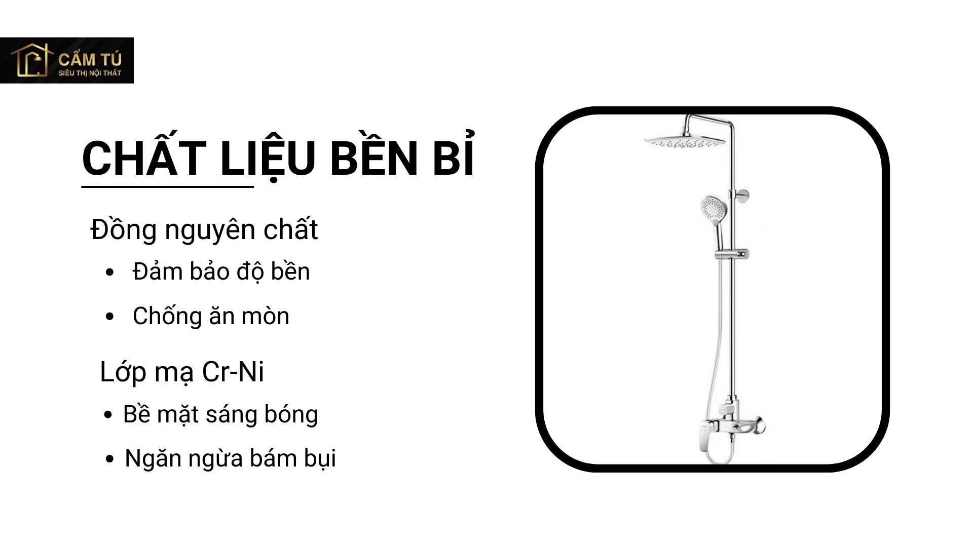 Bộ Cây Sen Phun Mưa American Standard WF-1772 Signature