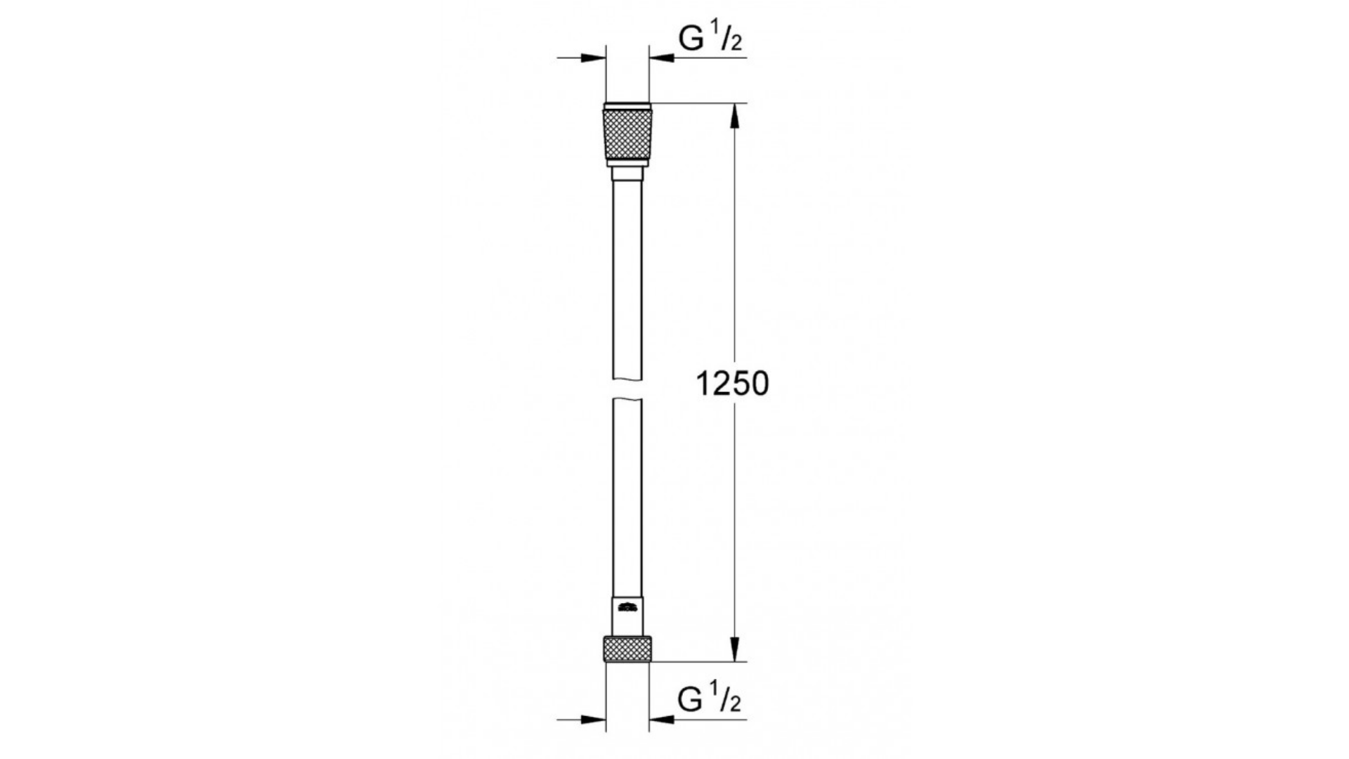 Dây sen trong silverflex 1250mm Grohe 28362000