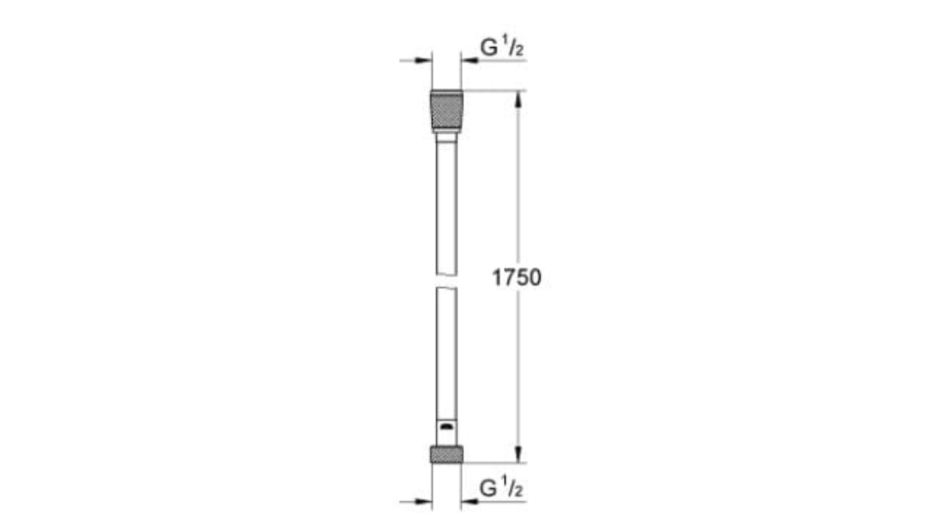 Dây sen trong silverflex 1750mm Grohe 28388DA0