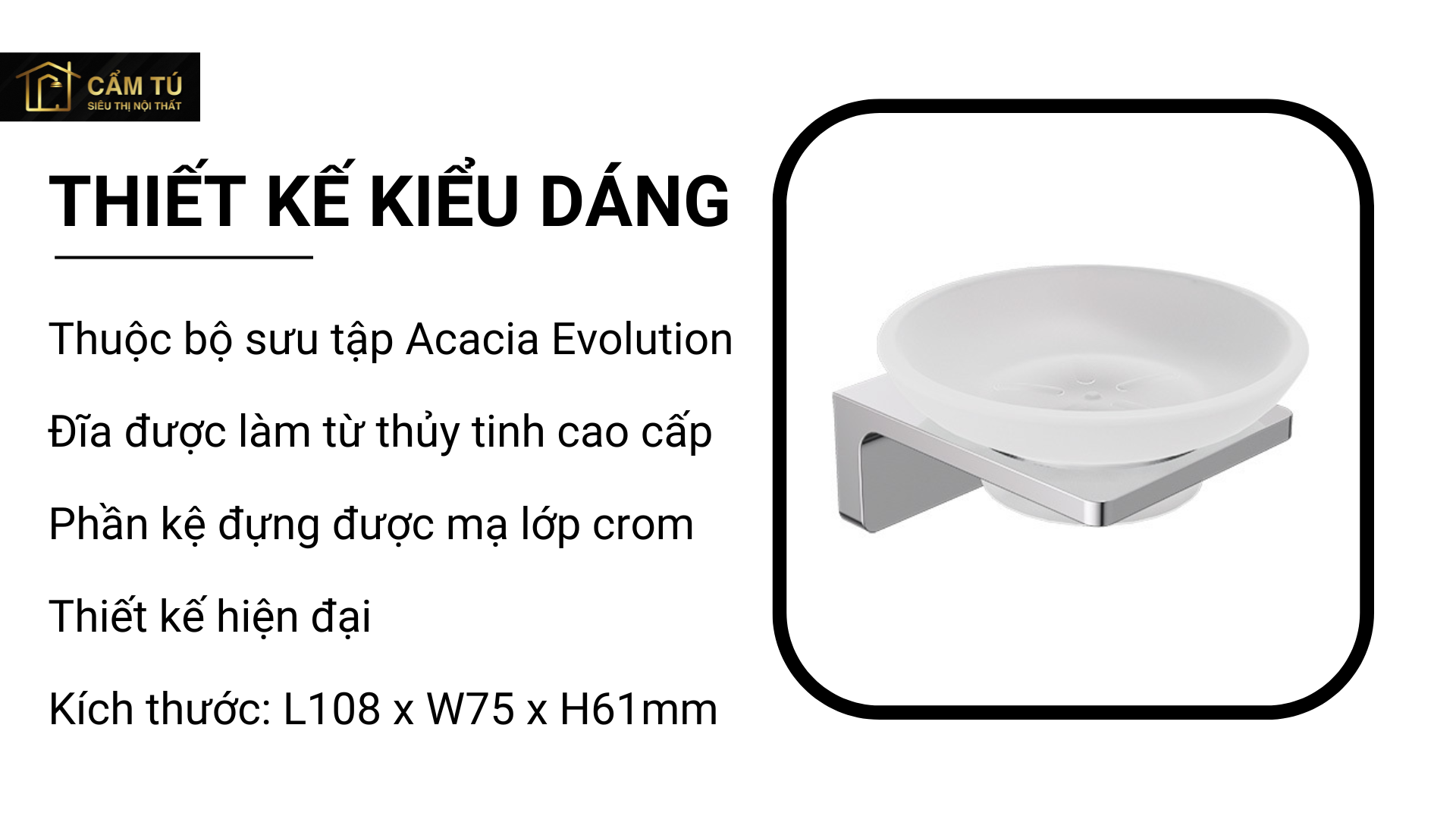 Đĩa đựng xà phòng ACACIA EVOLUTION American Standard K-1382