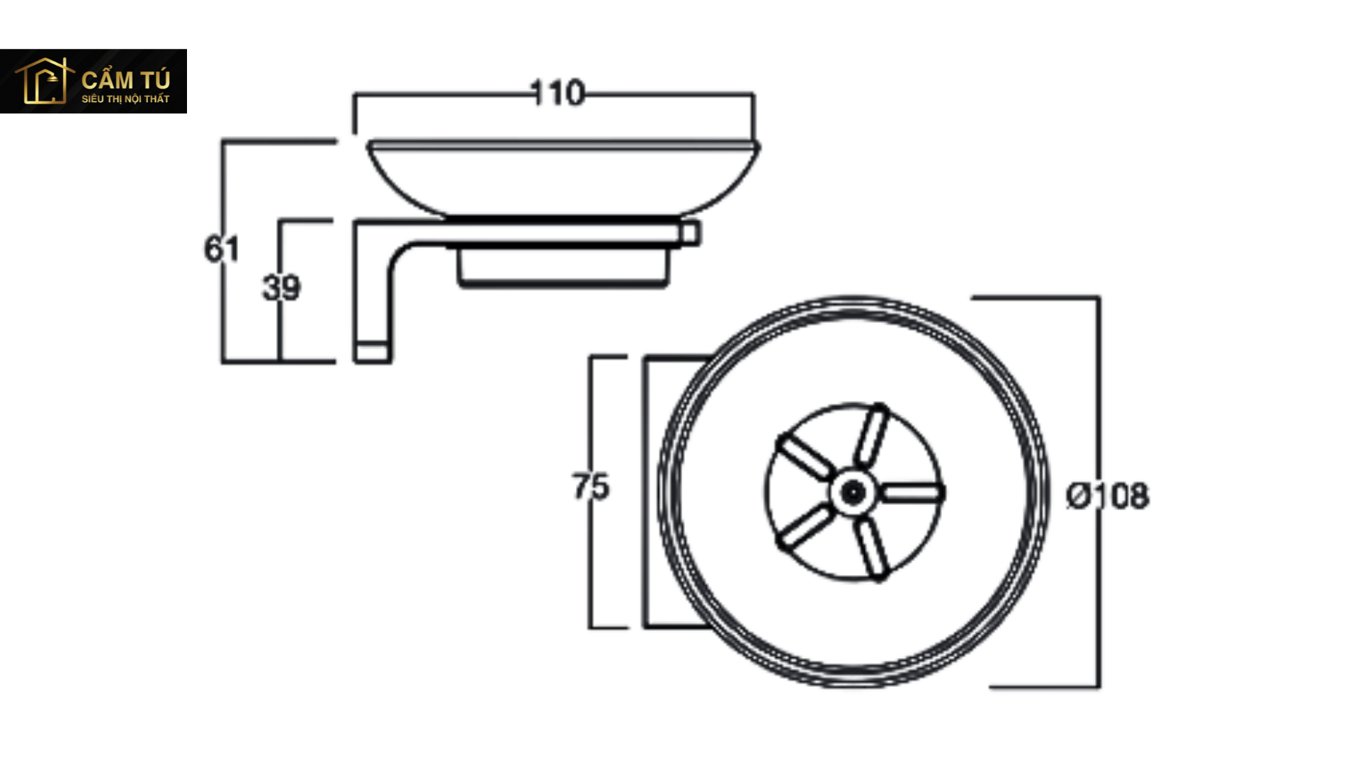 Đĩa đựng xà phòng ACACIA EVOLUTION American Standard K-1382