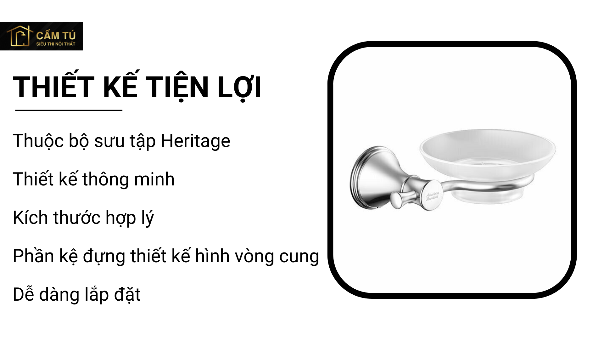 Đĩa đựng xà phòng Heritage American Standard WF-0282