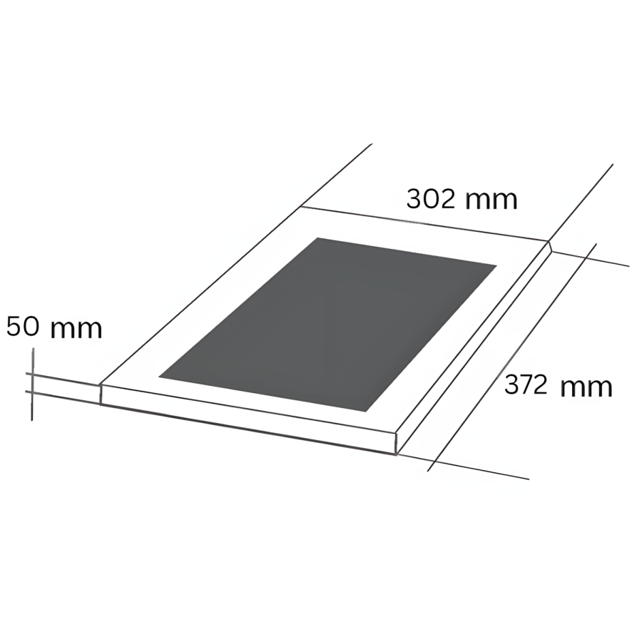 Bản vẽ Bếp từ đơn Eurosun EU-T197