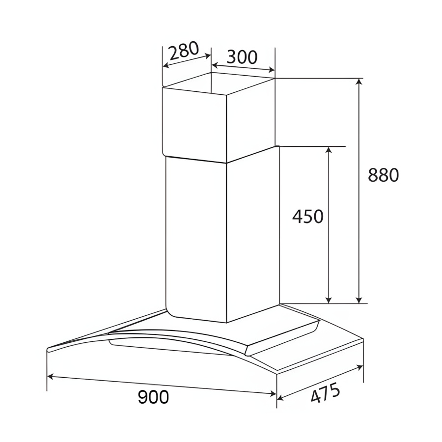 Máy hút khói khử mùi Kaff KF-GB029