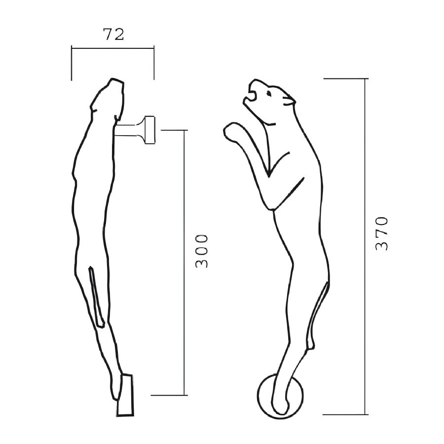 Bản vẽ Khóa Tay nắm cửa HeleH JAGUAR PVD Gold