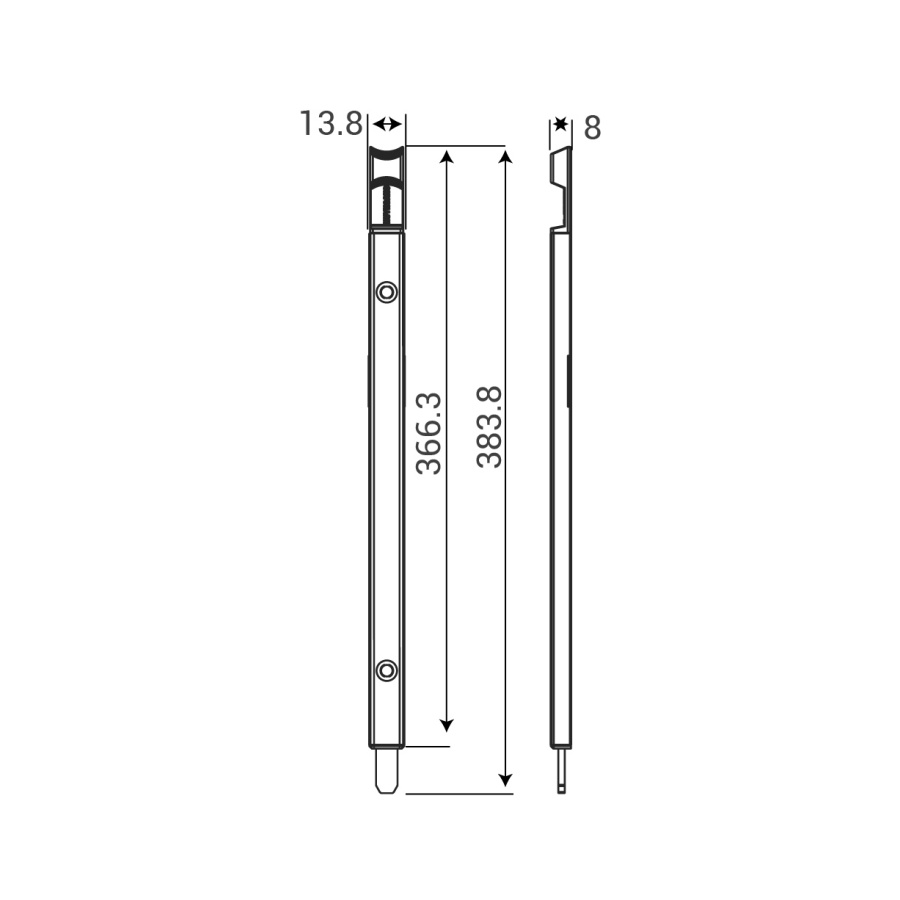 Bản vẽ Chốt bật AP Huy Hoàng 350 Sơn đen