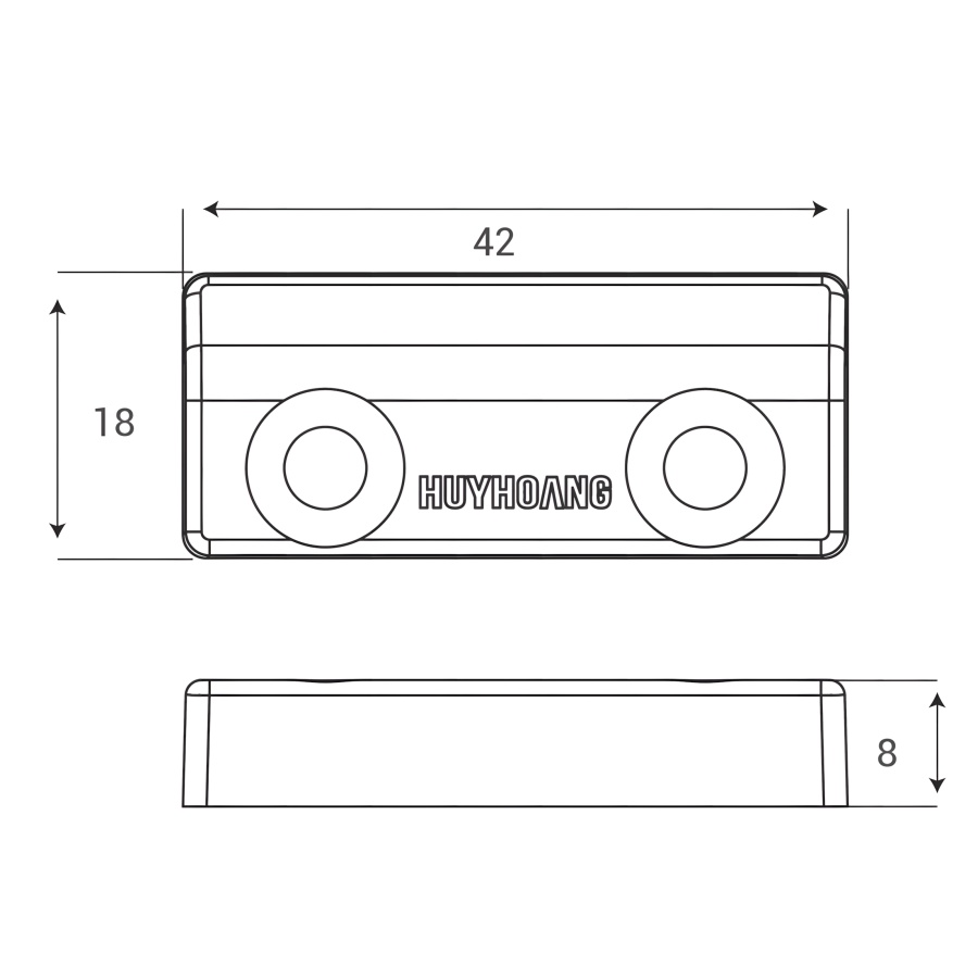 Bản vẽ Đệm chống xệ Huy Hoàng DCX