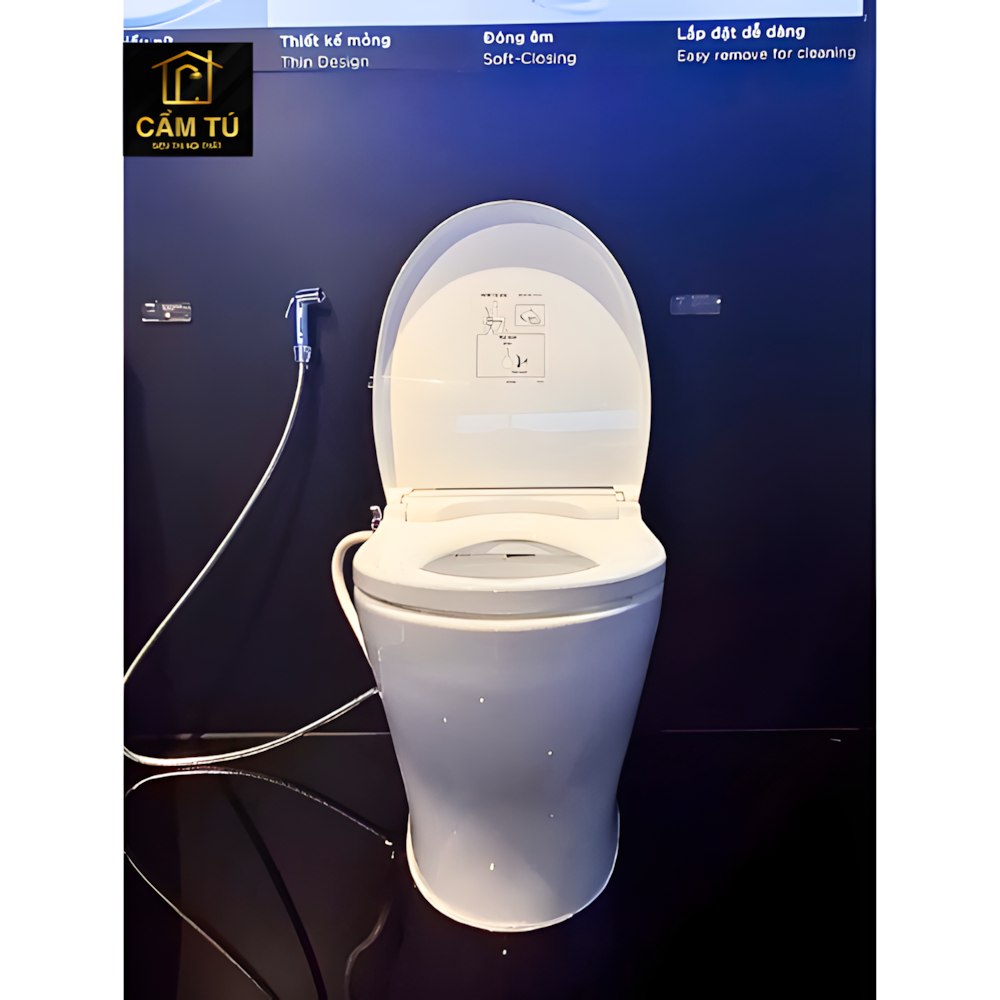 Bàn Cầu TOTO CS767RE2 (CS767E2) Hai Khối Nắp Cơ