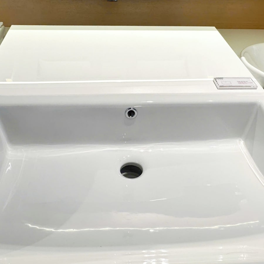 Chậu Rửa Mặt Lavabo TOTO LW646JW/F#W Bán Âm Bàn