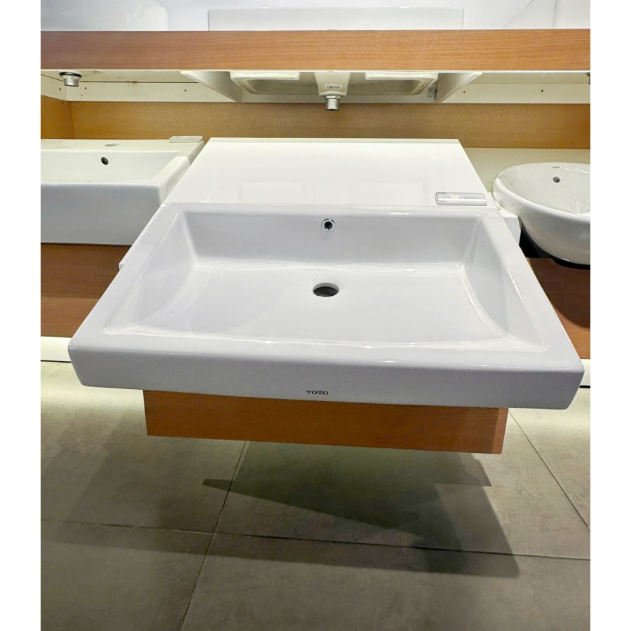 Chậu Rửa Mặt Lavabo TOTO LW646JW/F#W Bán Âm Bàn