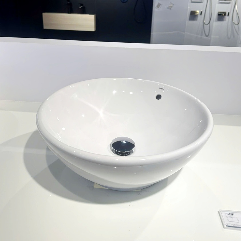 Chậu Lavabo TOTO LT523S#XW Đặt Bàn Hình Tròn