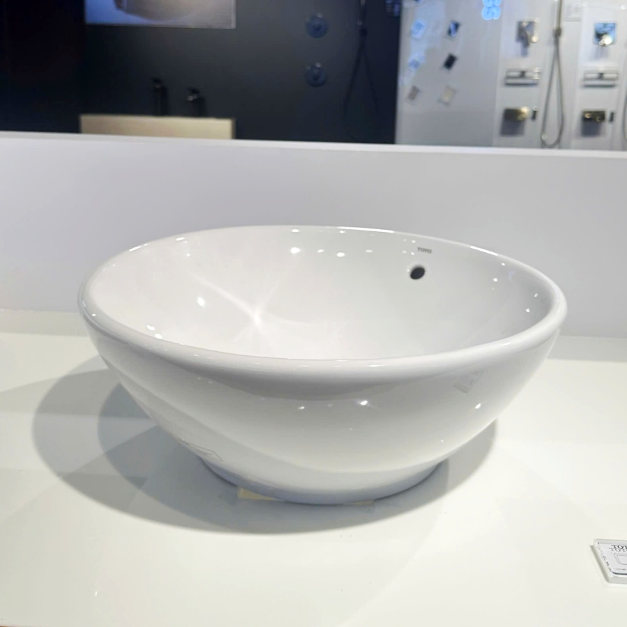 Chậu Lavabo TOTO LT523S#XW Đặt Bàn Hình Tròn