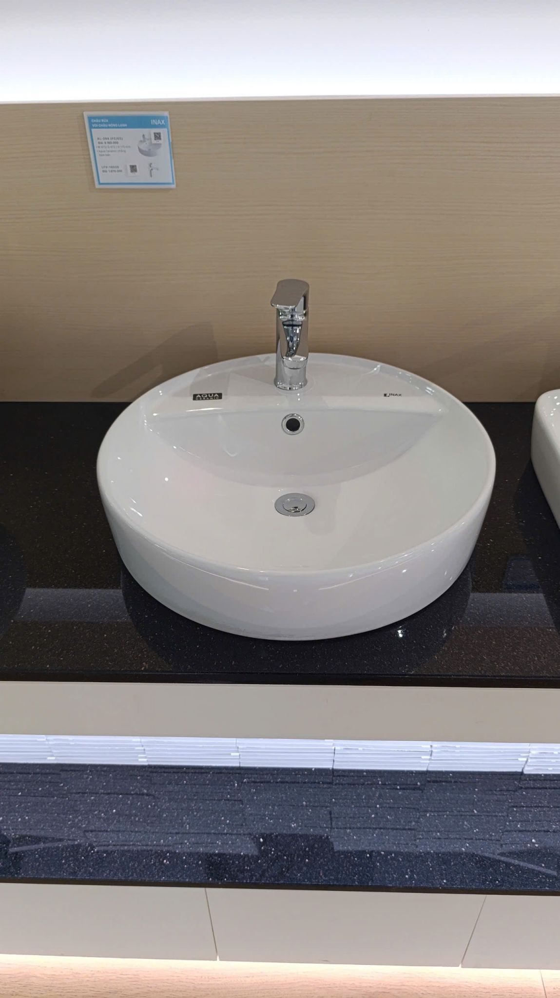 Chậu Rửa Lavabo Inax AL-294V (AL294V) Đặt Bàn AquaCeramic