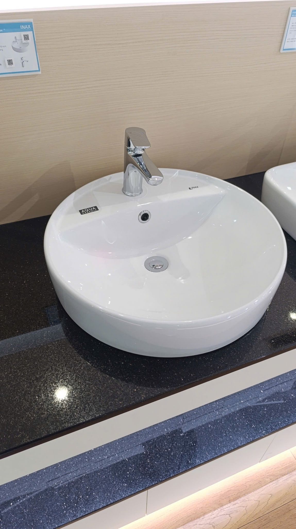 Chậu Rửa Lavabo Inax AL-294V (AL294V) Đặt Bàn AquaCeramic