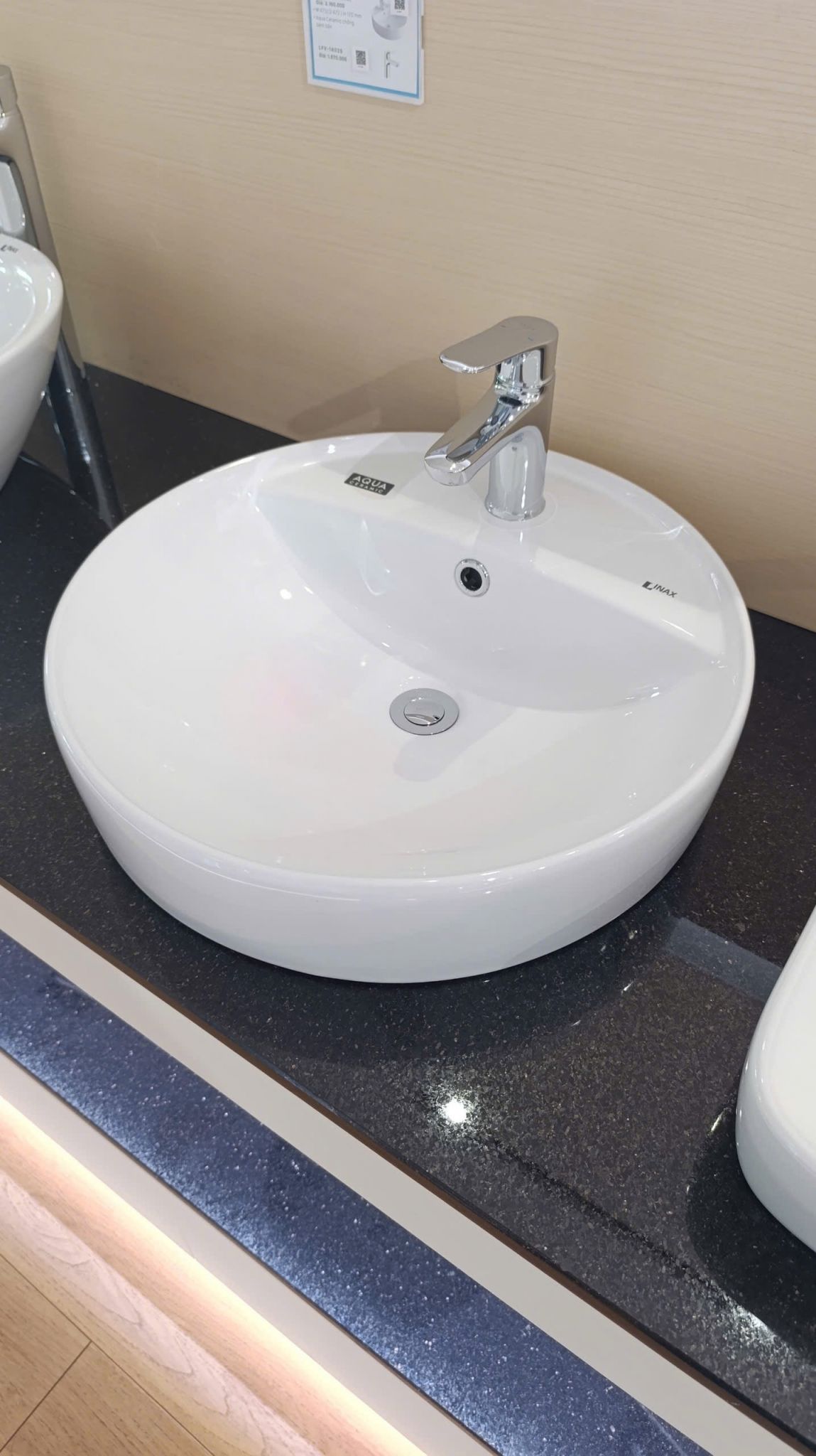 Chậu Rửa Lavabo Inax AL-294V (AL294V) Đặt Bàn AquaCeramic