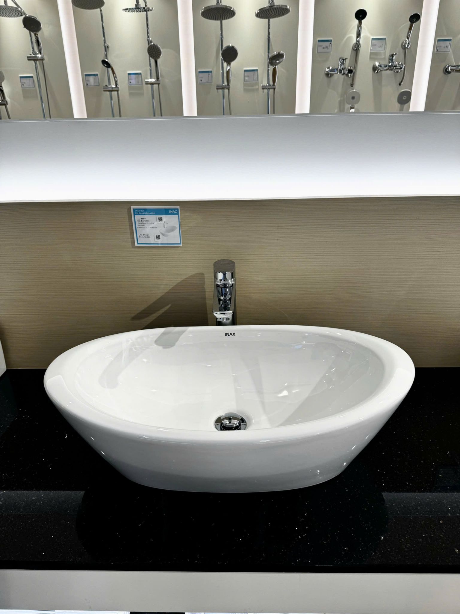 Chậu Rửa Mặt Lavabo Inax AL-465V (AL465V) Đặt Bàn AquaCeramic