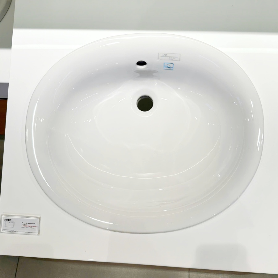 Chậu Rửa Lavabo TOTO L762#XW Dương Vành