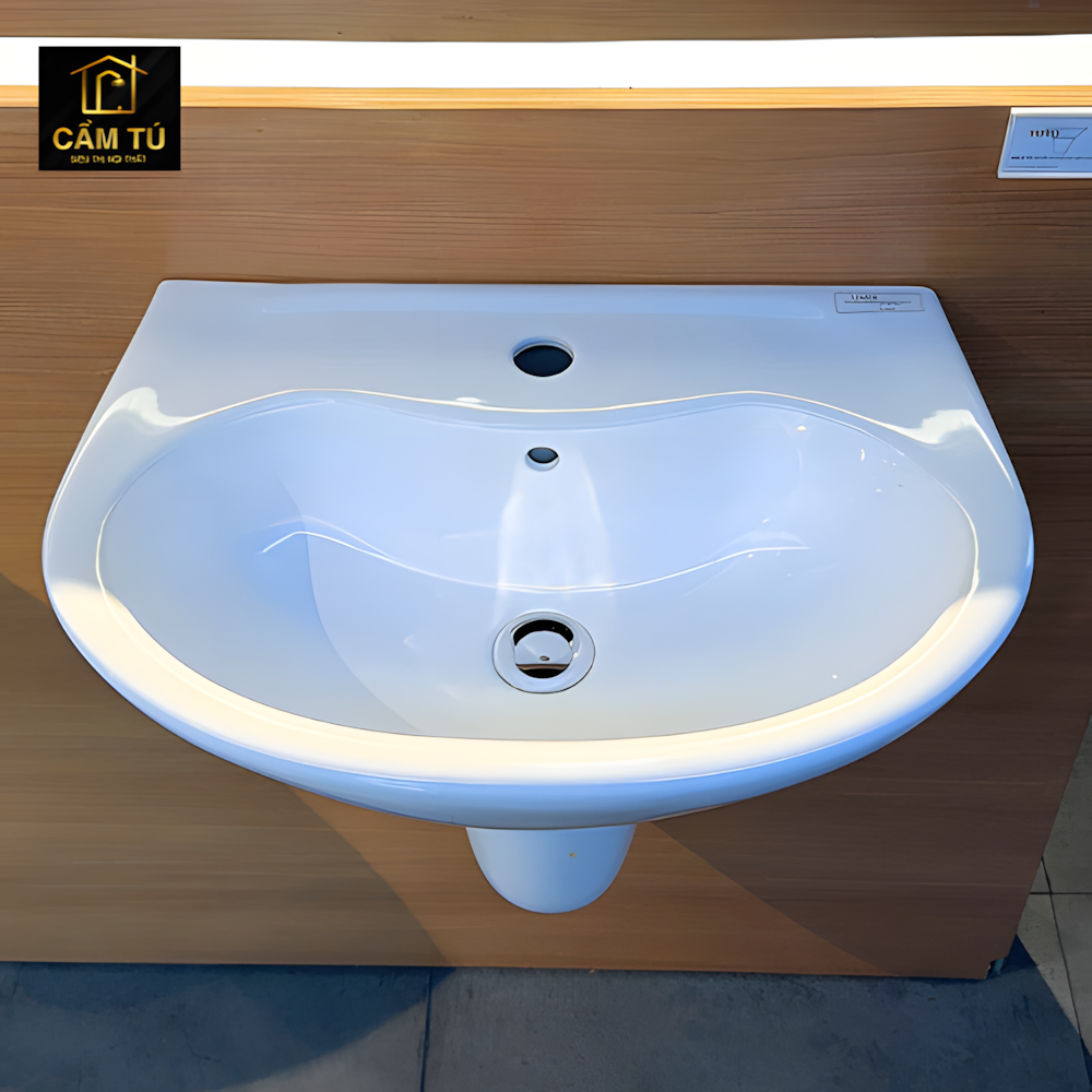 Chậu Rửa Lavabo Treo Tường Chân Lửng TOTO LHT240CS