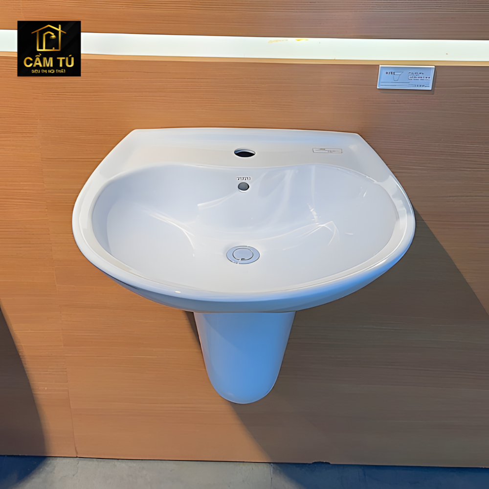 Chậu Rửa Lavabo Treo Tường Chân Lửng TOTO LHT240CS
