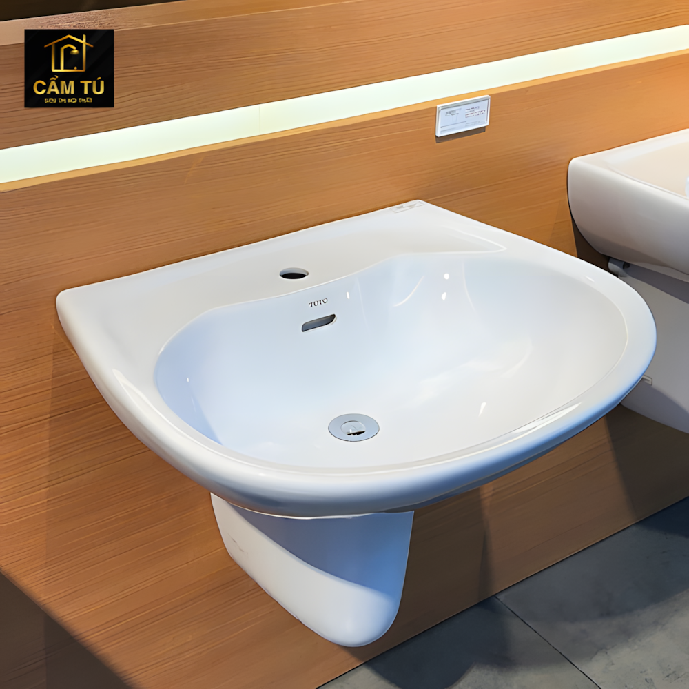 Lavabo TOTO LHT236CS Treo Tường Chân Ngắn