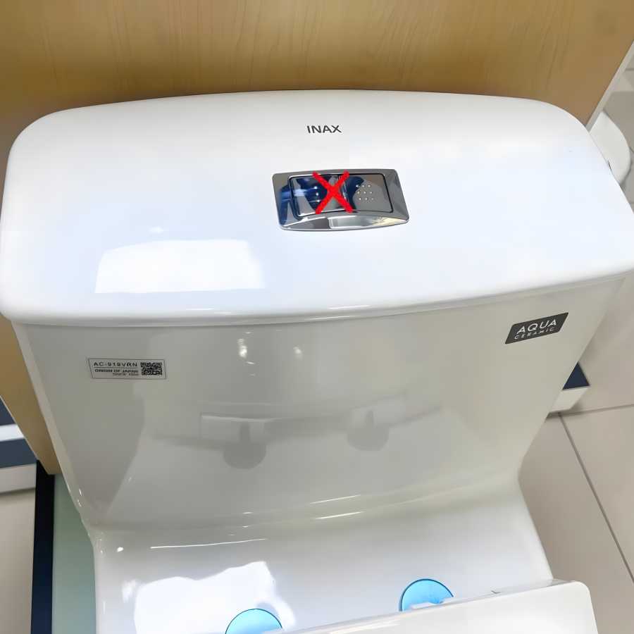 Nắp Sứ Bồn Cầu INAX A-T919VR-1 Đậy Két Nước AC-909 AC-919 Phụ Kiện Bồn Cầu