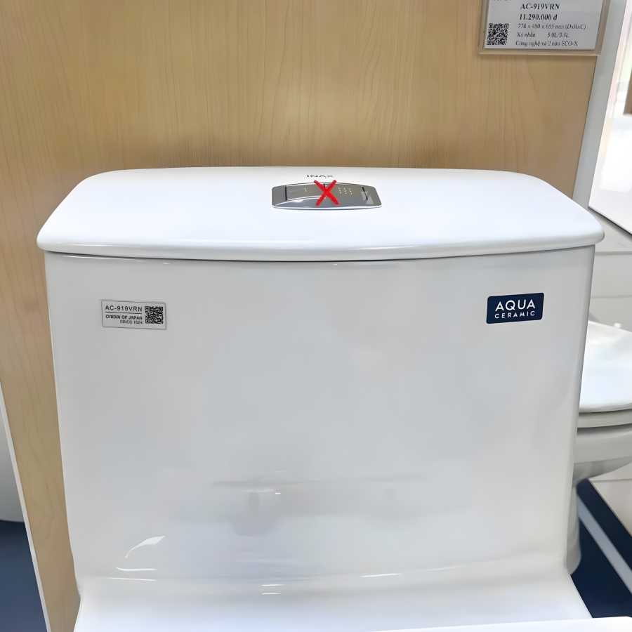 Nắp Sứ Bồn Cầu INAX A-T919VR-1 Đậy Két Nước AC-909 AC-919 Phụ Kiện Bồn Cầu