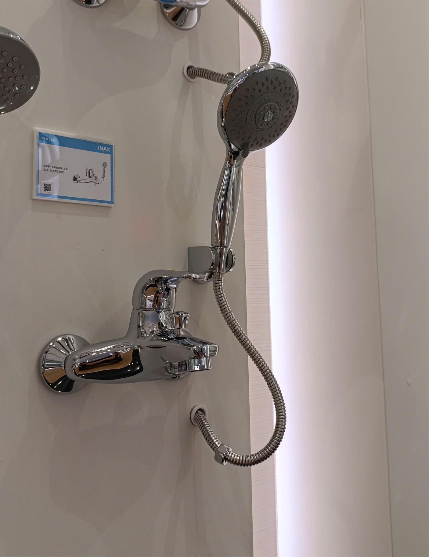 Vòi Sen Nóng Lạnh Inax BFV-3003S-3C (BFV3003S3C) Tay Sen Massage
