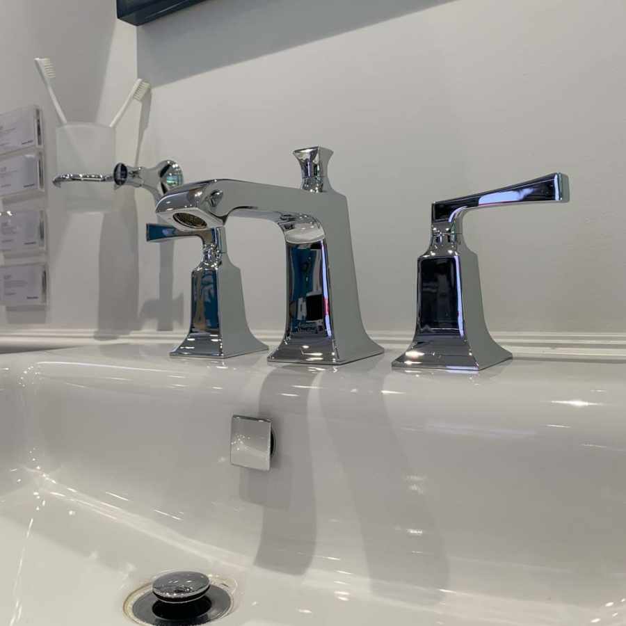 Vòi Lavabo 3 Lỗ American Standard WF-1603 Kastello Nóng Lạnh