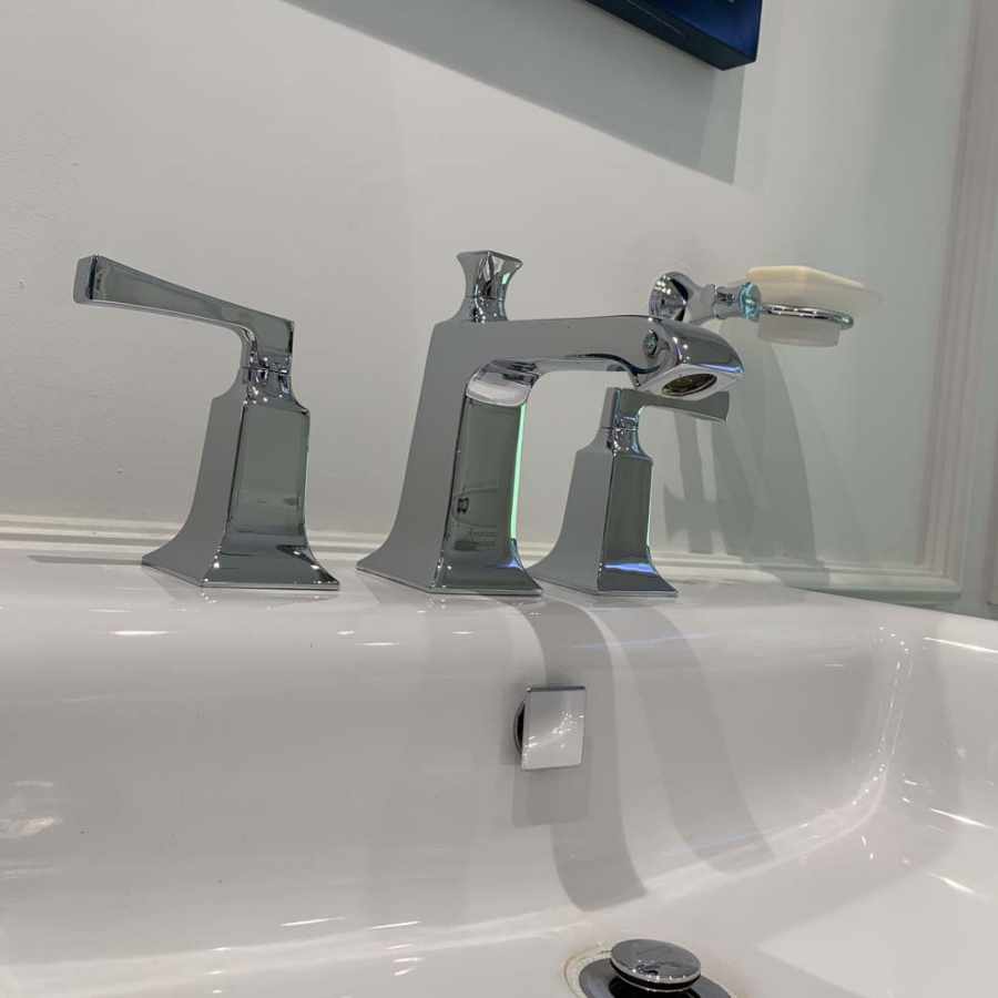 Vòi Lavabo 3 Lỗ American Standard WF-1603 Kastello Nóng Lạnh