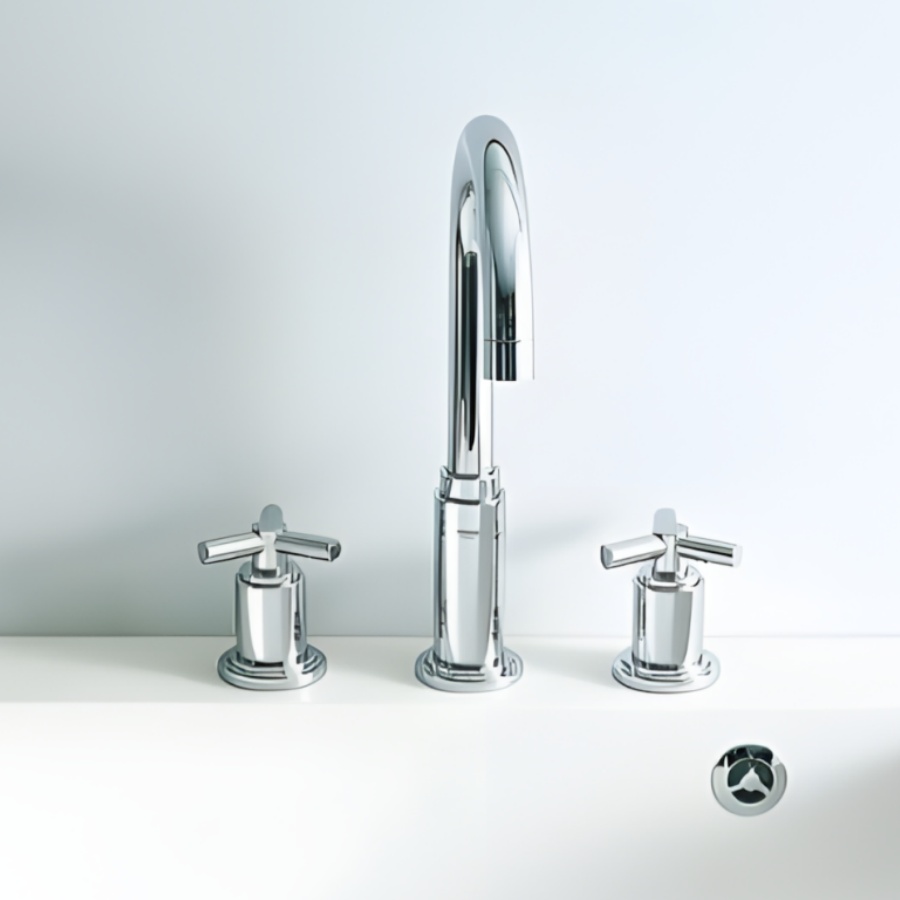 Vòi chậu nóng lạnh Atrio M-size 3 lỗ Grohe 20008003
