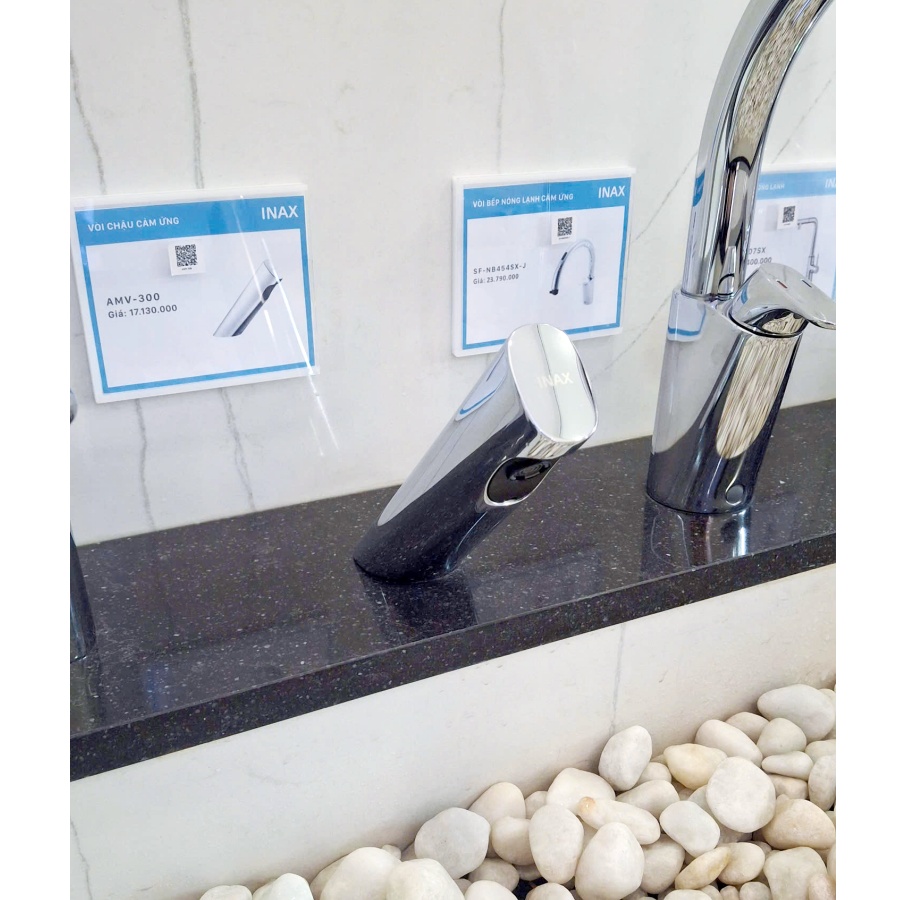 Vòi Lavabo Cảm Ứng Inax AMV-300 Nước Lạnh Dùng Pin