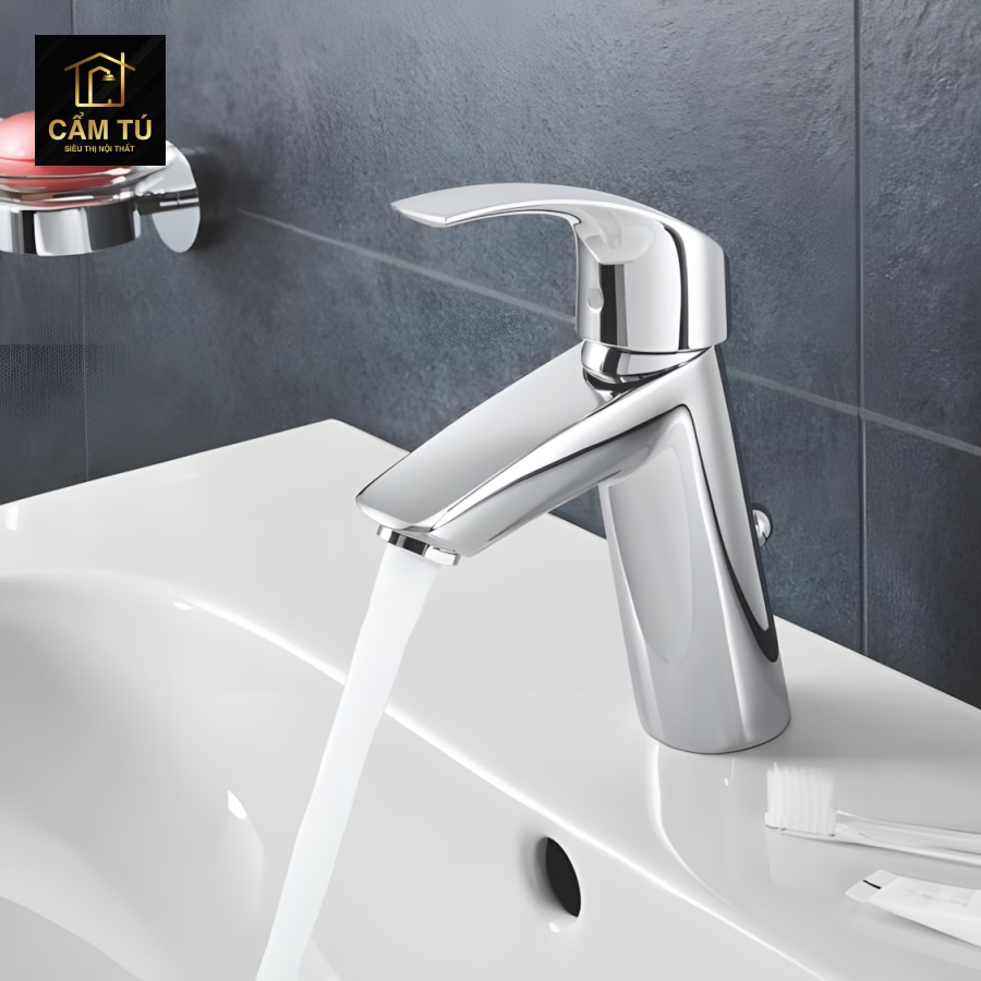 Vòi Chậu Grohe Eurosmart M-Size 23322001 Nóng Lạnh