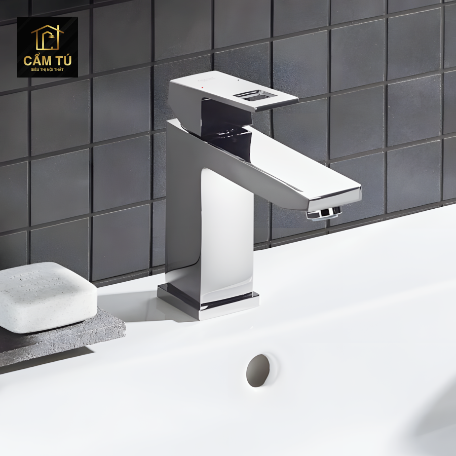 Vòi Lavabo Nóng Lạnh Grohe 23445000 Eurocube M-Size