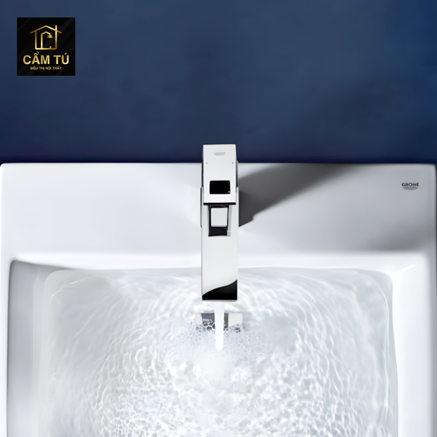 Vòi Lavabo Nóng Lạnh Grohe 23445000 Eurocube M-Size