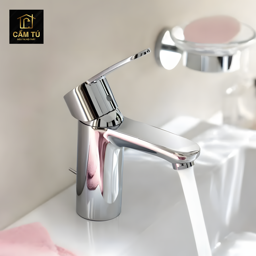 Vòi Lavabo Nóng Lạnh Grohe 32819000 BauEdge S-Size