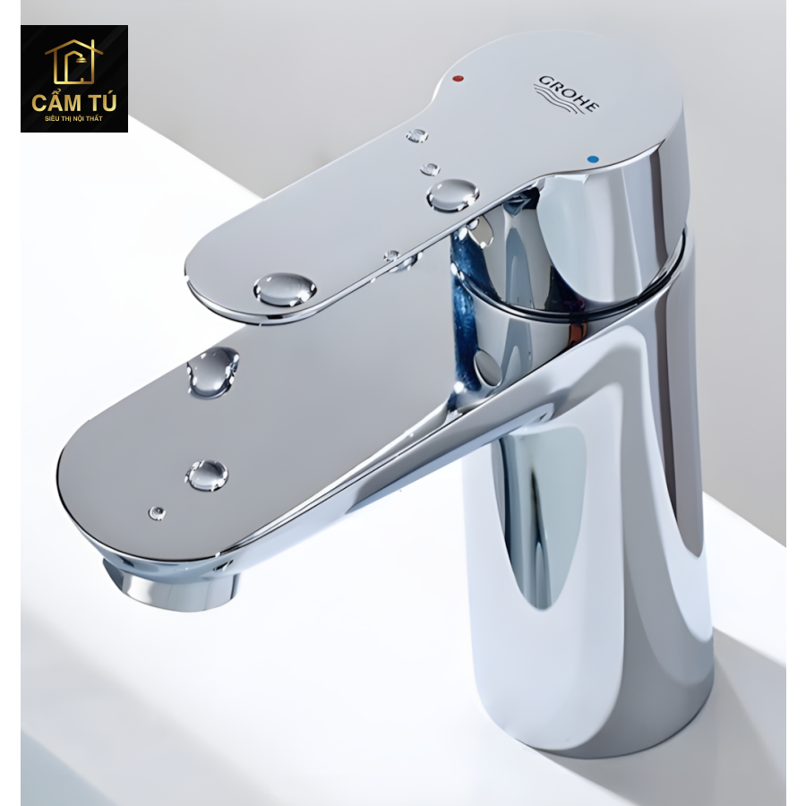 Vòi Lavabo Nóng Lạnh Grohe 32819000 BauEdge S-Size