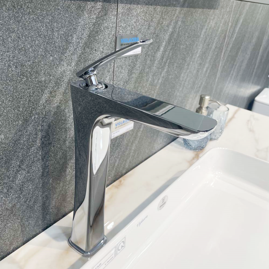 Vòi Lavabo Nóng Lạnh Viglacera VG142.1 Thân Cao