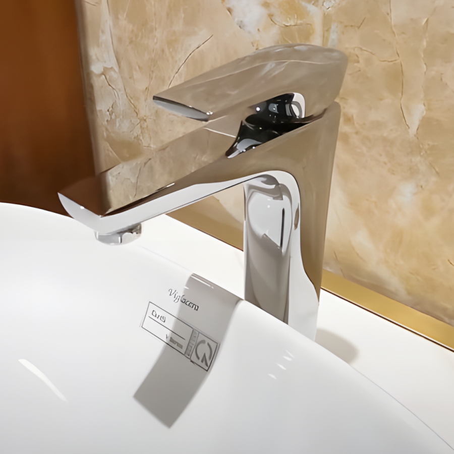 Vòi Lavabo Nóng Lạnh Viglacera VG143.1 Thân Cao