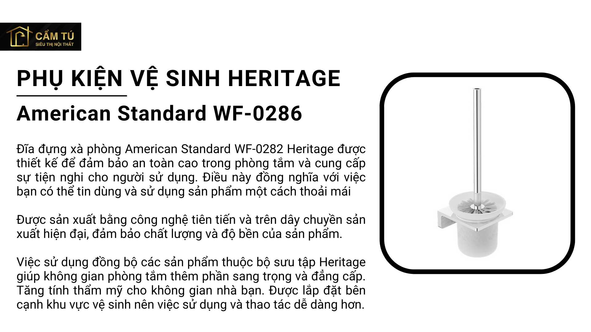 Phụ kiện vệ sinh Heritage American Standard WF-0286