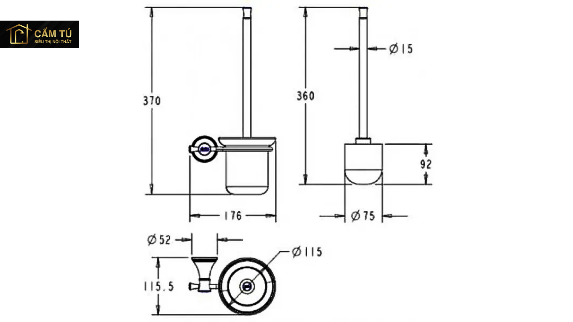 Phụ kiện vệ sinh Heritage American Standard WF-0286