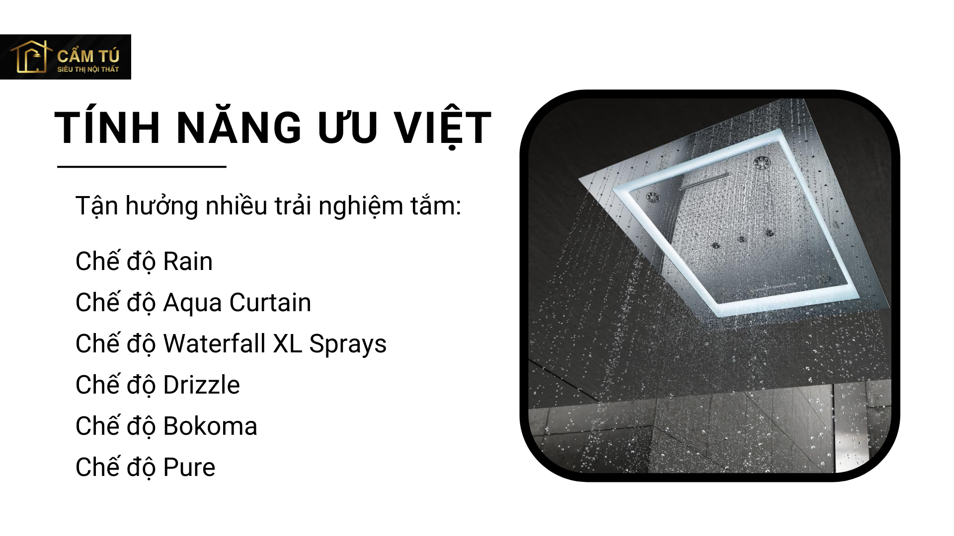 Sen tắm Grohe 26373001 âm trần Rainbowshower