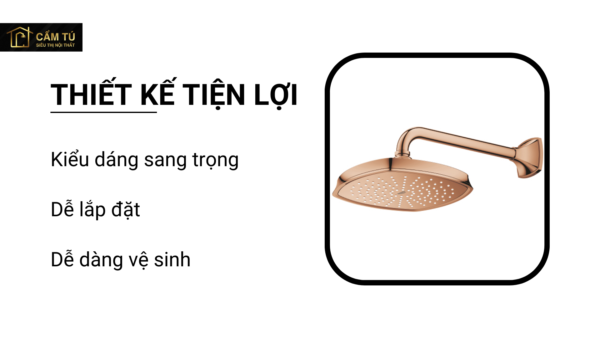 Thanh treo bát sen Grohe 27986DA0 gắn tường