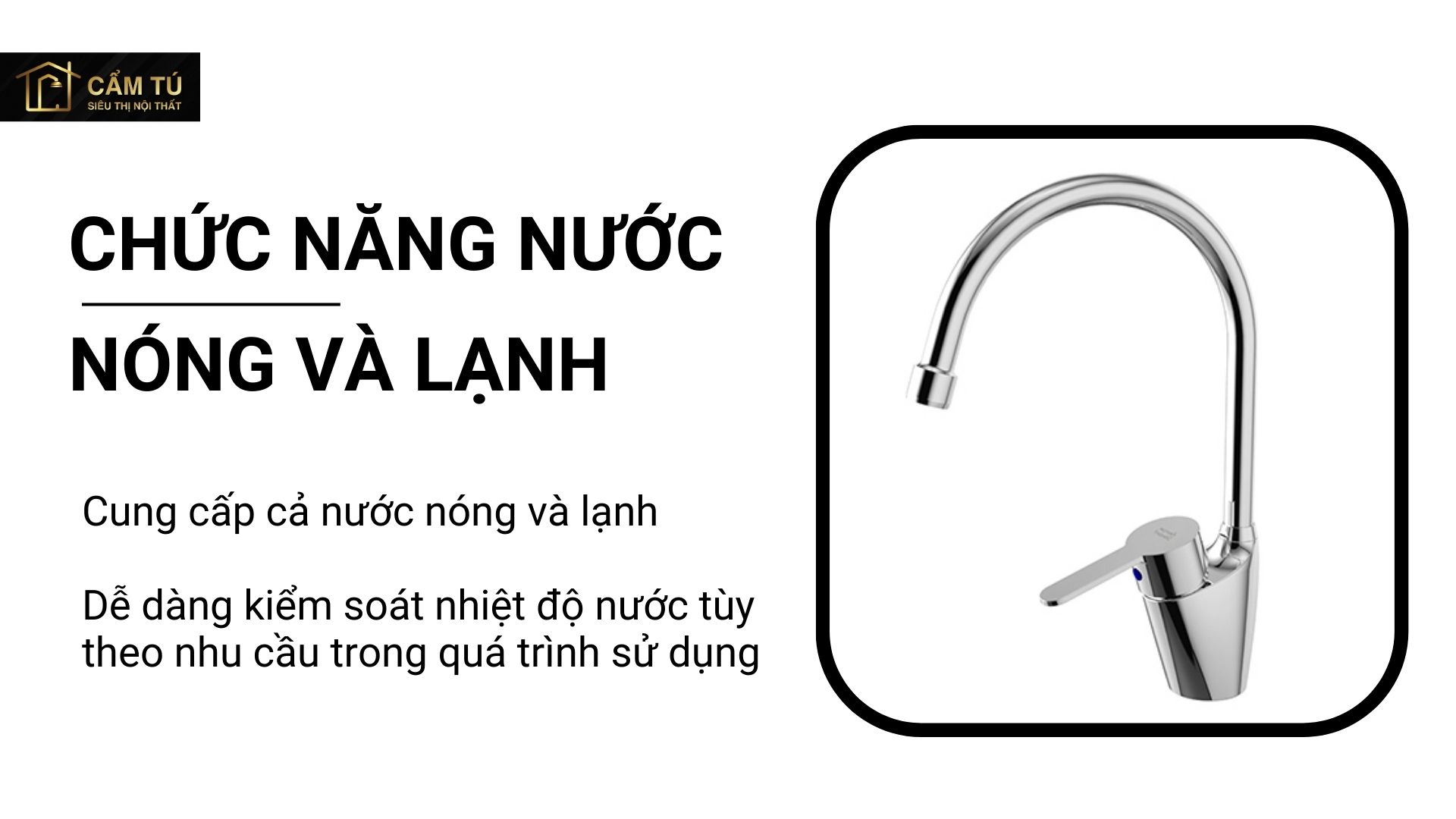 Vòi Bếp American Standard WF-5623 Seva Nóng Lạnh