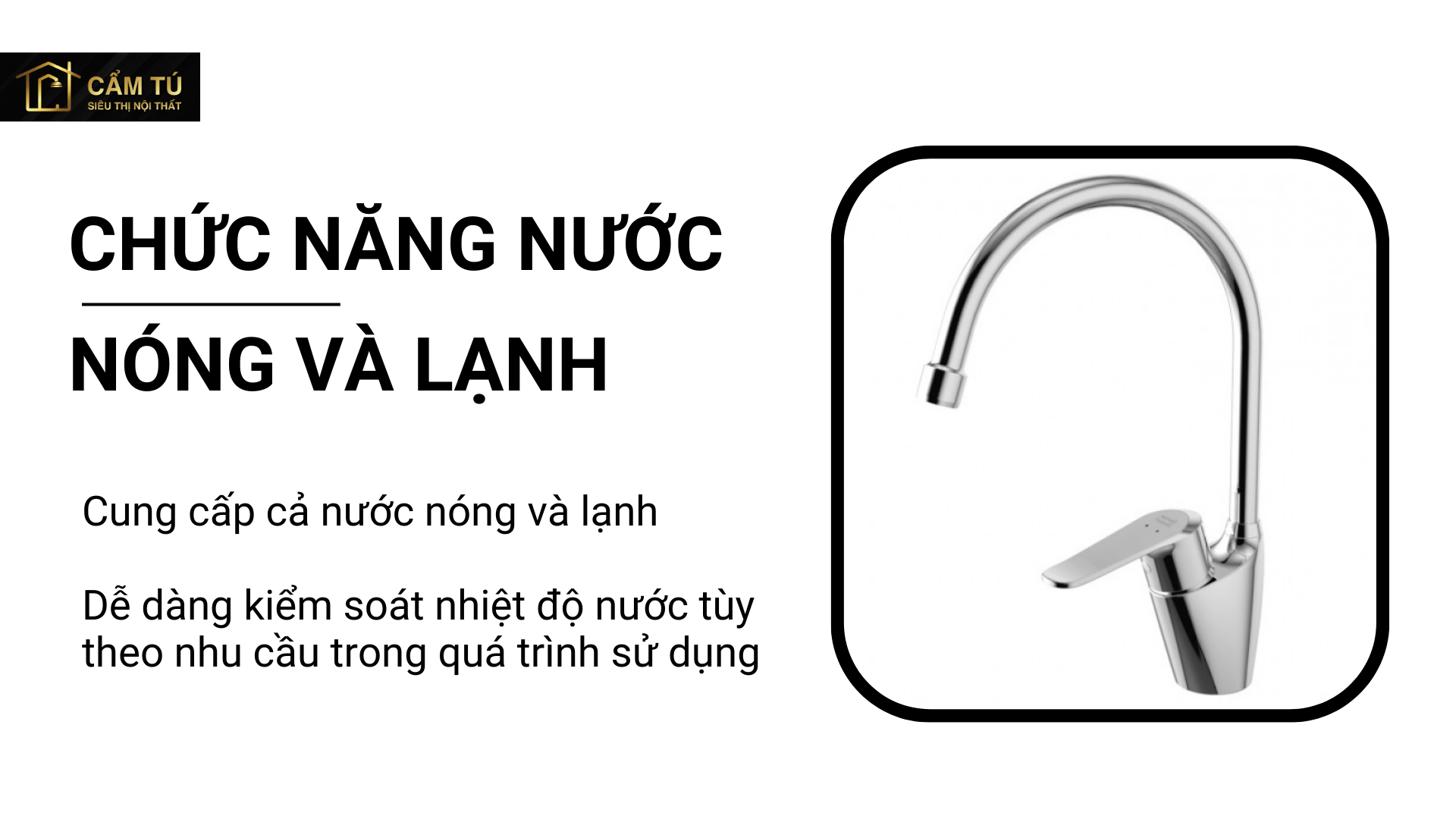 Vòi Bếp American Standard WF-5624 Neo modern Nóng Lạnh