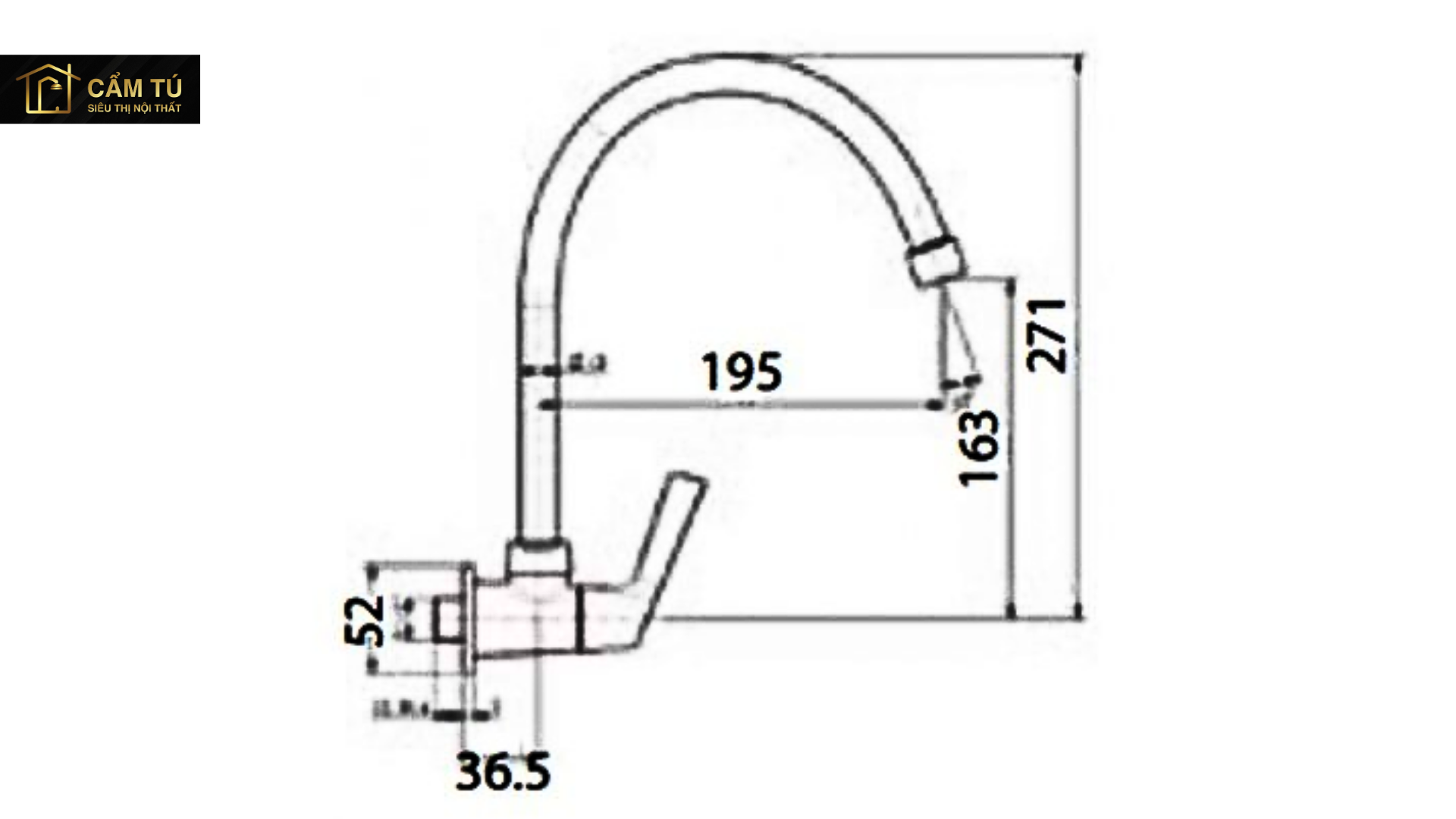 Vòi Bếp American Standard WF-T607 Lạnh