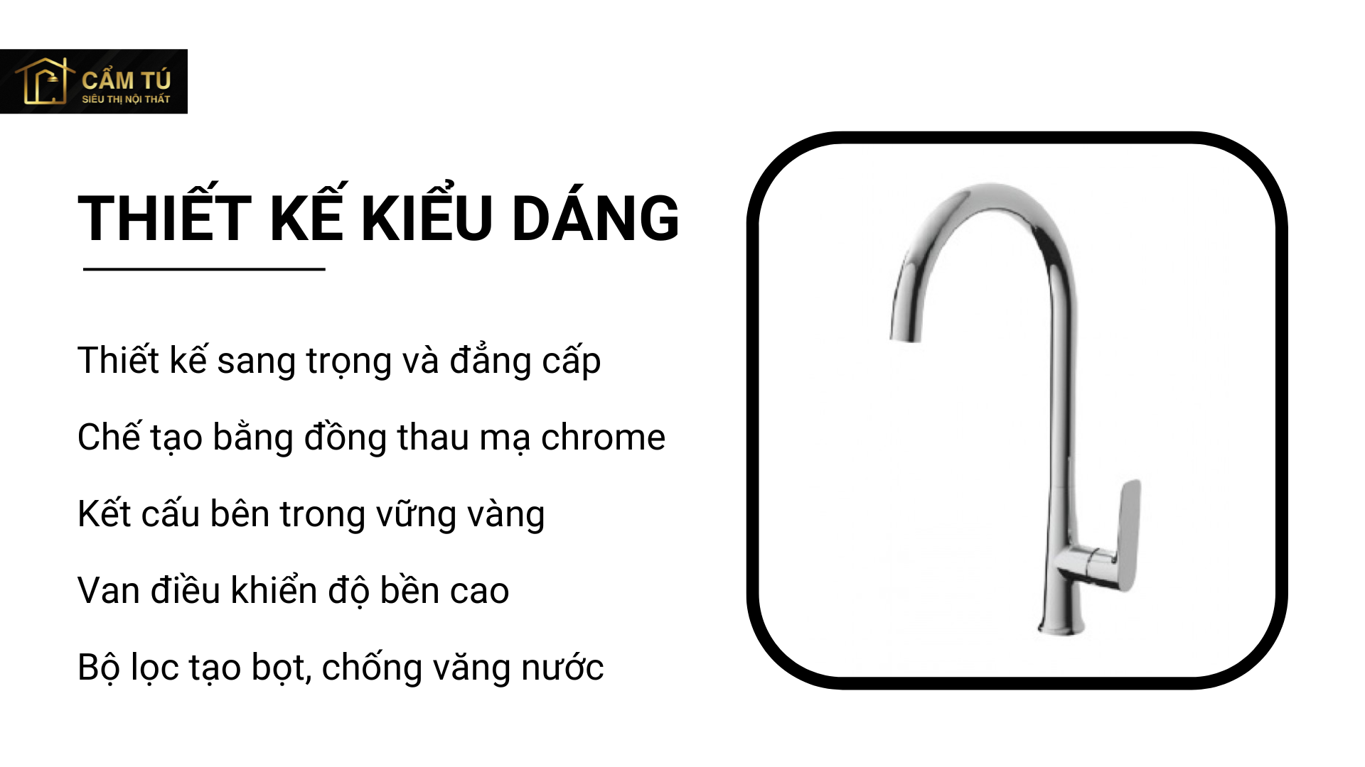 Vòi Bếp Malloca K77C Nóng Lạnh