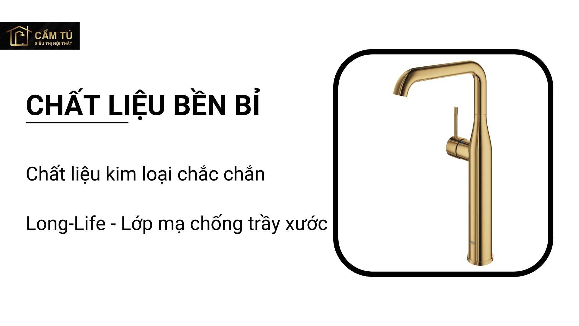 Vòi chậu Essences Grohe 32901GL1